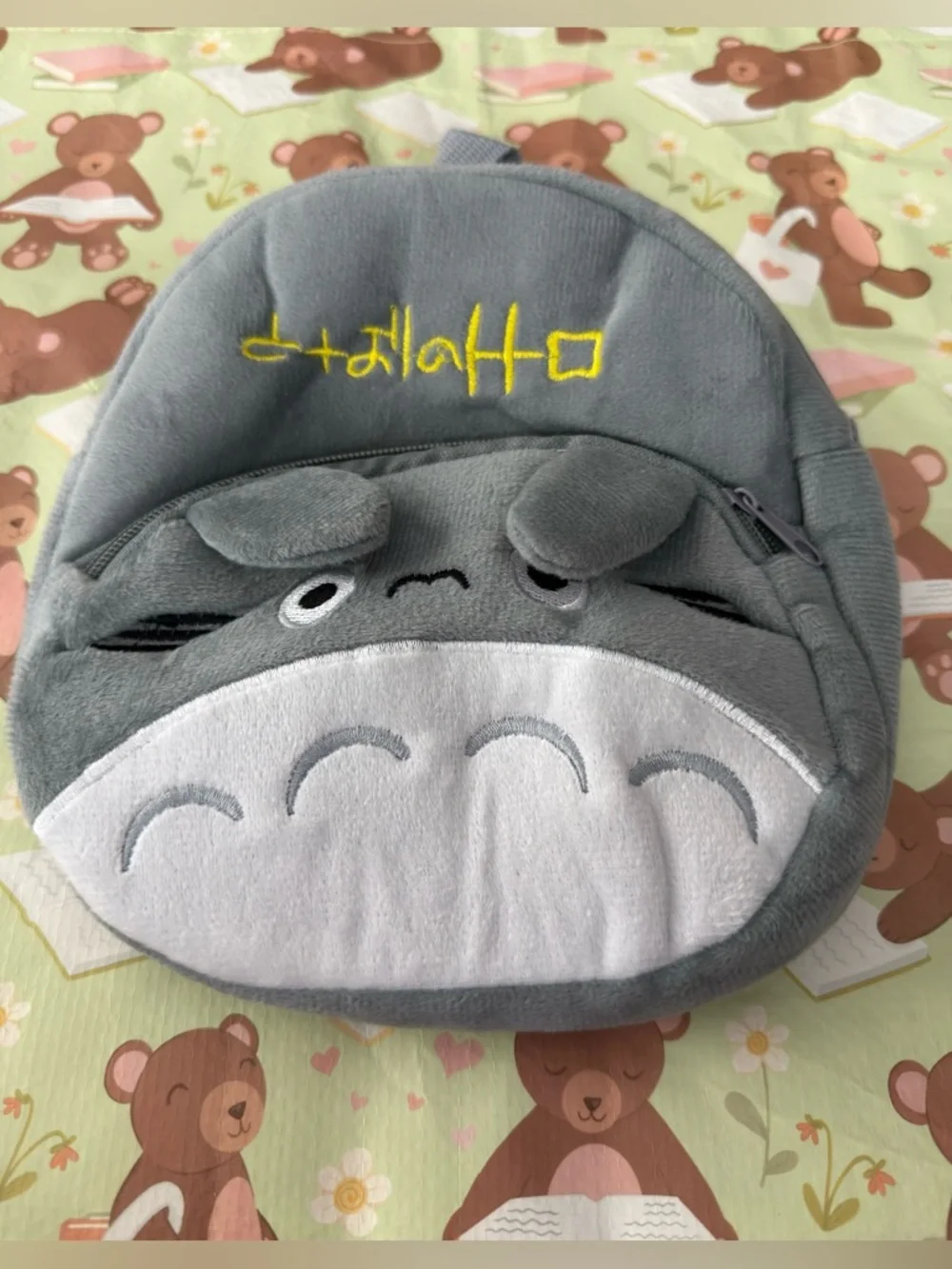 My Neighbor Totoro Grey Plush Mini Backpack
